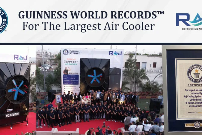 Raj Cooling Systems Breaks Record with ROXXCOOL: A Giant Leap for Indian Cooling Innovation