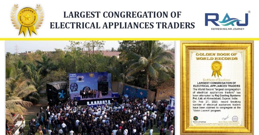Raj Cooling Systems World Record event at Vision Launch 2025
