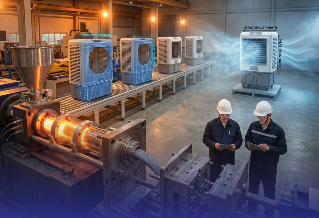 Does Air Cooler Body Material Affect Cooling Performance?